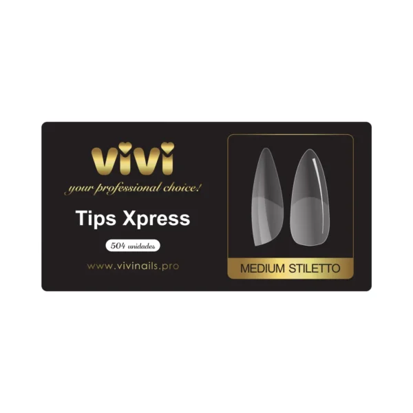 Tips Xpress modelo «Medium stiletto» 504 und.